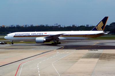 Image of aircraft registration 9V-SWL - A 777-312(ER) operated by Singapore Airlines
