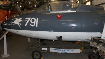 Image of aircraft registration WT741 - A Hawker-Hunter GA.11 operated by Royal Air Force