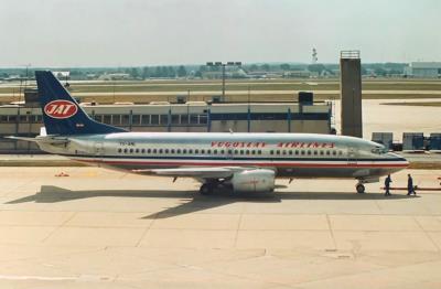 Photo of aircraft YU-ANL operated by JAT Yugoslav Airlines