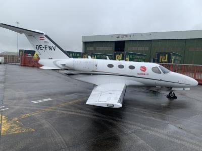 Photo of aircraft OE-FNV operated by GlobeAir AG