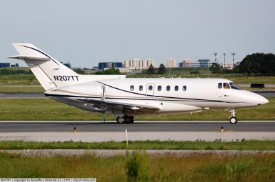 Photo of aircraft N207TT operated by Hawker 1000 LLC