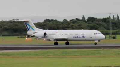 Image of aircraft registration D-AOLG - A Fokker 100 operated by Avanti Air