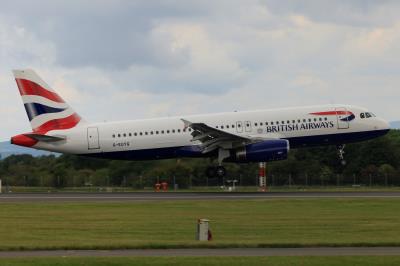 Image of aircraft registration G-EUYG - A A320-232 operated by British Airways