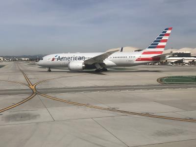 Image of aircraft registration N808AN - A 787-8 Dreamliner operated by American Airlines