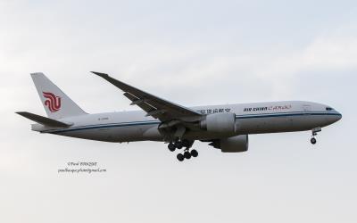 Image of aircraft registration B-2095 - A 777-FFT operated by Air China Cargo