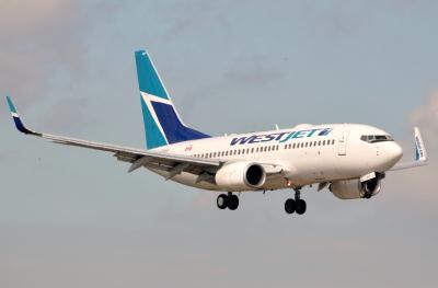 Image of aircraft registration C-GRWS - A 737-76N(WL) operated by Westjet