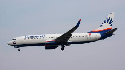 Image of aircraft registration TC-SOD - A 737-800(WL) operated by SunExpress
