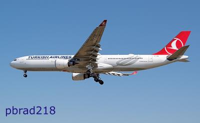 Image of aircraft registration TC-JOK - A A330-303 operated by Turkish Airlines