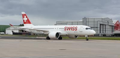 Image of aircraft registration HB-JCC - A Bombardier CSeries CS300-(BD-500-1A11) operated by Swiss