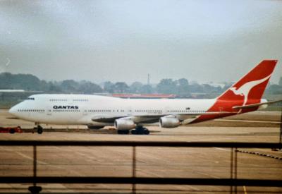 Photo of aircraft VH-EBU operated by Qantas