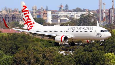 Image of aircraft registration VH-VUS - A 737-8FE(WL) operated by Virgin Australia