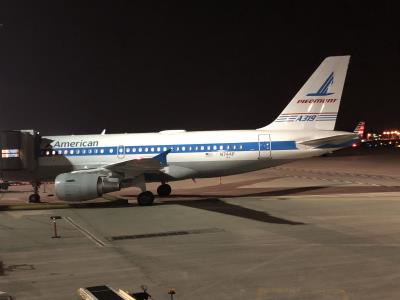 Image of aircraft registration N744P - A A319-112 operated by American Airlines