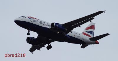 Image of aircraft registration G-EUPZ - A A319-131 operated by British Airways