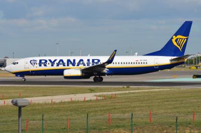 Image of aircraft registration SP-RSP - A 737-800(WL) operated by Ryanair Sun