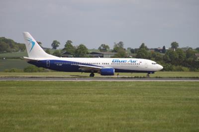 Photo of aircraft YR-BMF operated by Blue Air