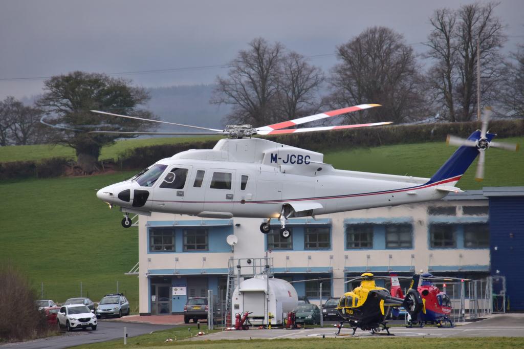 Photo of aircraft M-JCBC operated by J. C. Bamford (Excavators) Ltd