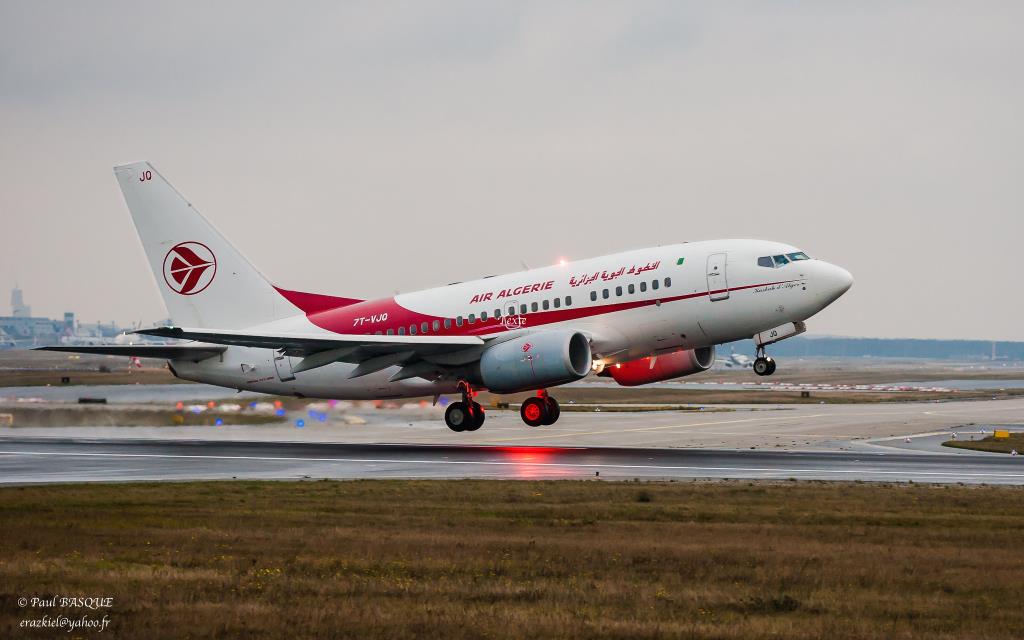 Photo of aircraft 7T-VJQ operated by Air Algerie