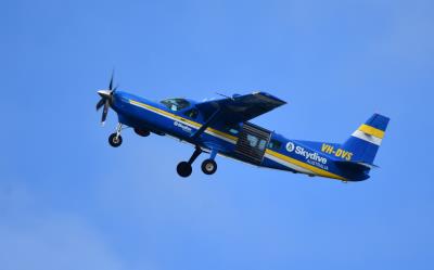 Photo of aircraft VH-DVS operated by Australia Skydive (Pty) Ltd
