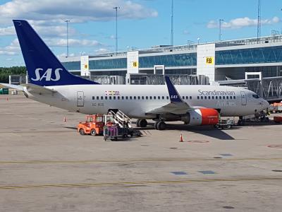 Image of aircraft registration SE-RJS - A 737-76N(WL) operated by SAS Scandinavian Airlines