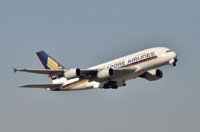 Image of aircraft registration 9V-SKL - A A380-841 operated by Singapore Airlines