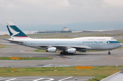 Photo of aircraft B-HUG operated by Cathay Pacific Airways