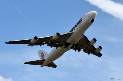 Image of aircraft registration LX-ECV - A 747-4HQF(ER) operated by Cargolux Airlines International