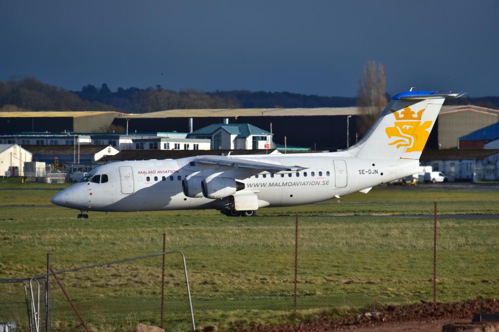 Photo of aircraft SE-DJN operated by Malmo Aviation