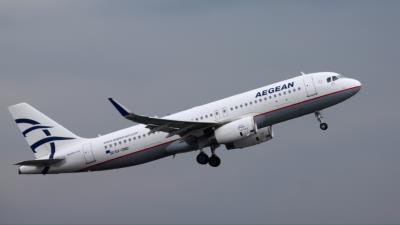 Image of aircraft registration SX-DND - A A320-232(WL) operated by Aegean Airlines