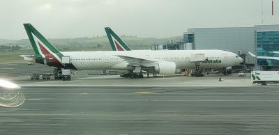 Image of aircraft registration EI-WLA - A 777-3Q8(ER) operated by Alitalia