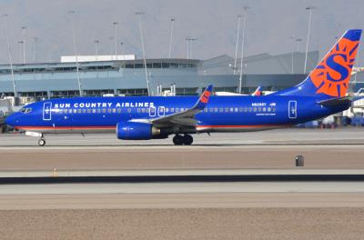 Photo of aircraft N829SY operated by Sun Country Airlines
