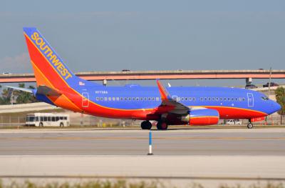 Photo of aircraft N7738A operated by Southwest Airlines