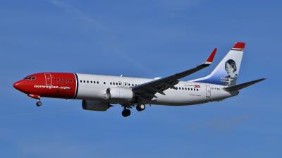 Image of aircraft registration EI-FVR - A 737-800(WL) operated by Norwegian Air International