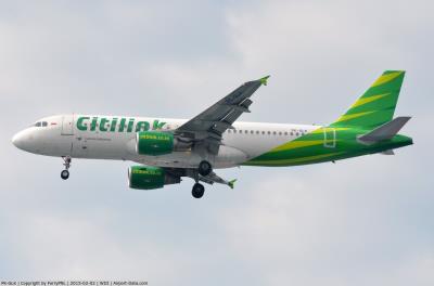 Photo of aircraft PK-GLK operated by Citilink Garuda Indonesia