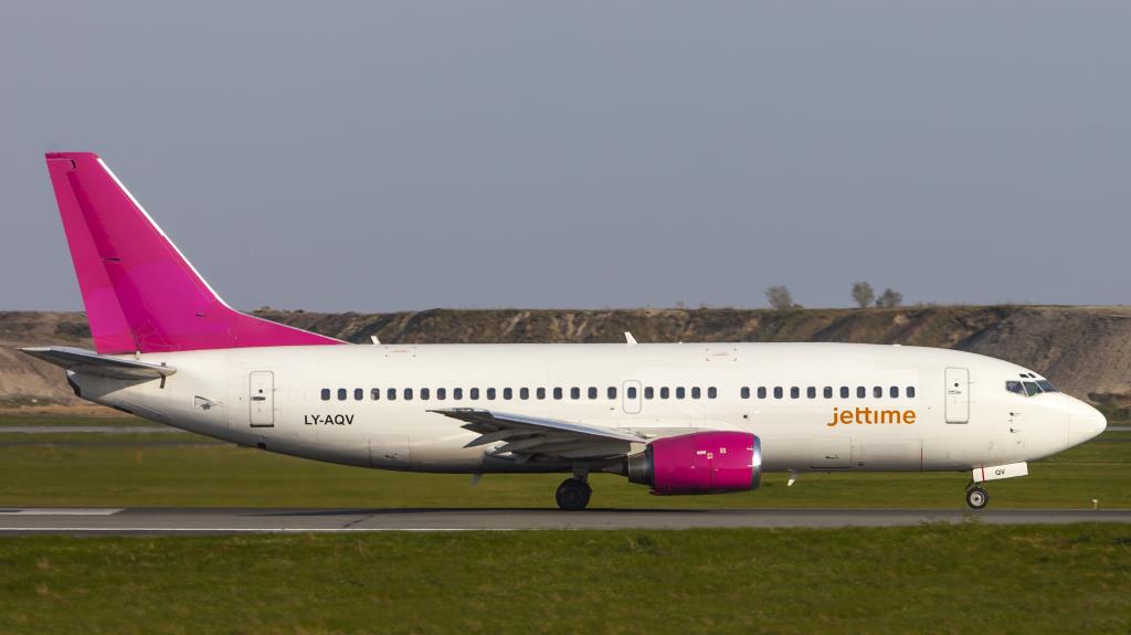 Photo of aircraft LY-AQV operated by JetTime