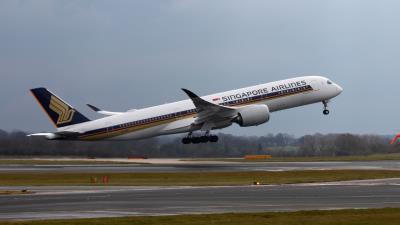 Image of aircraft registration 9V-SMT - A A350-941 operated by Singapore Airlines