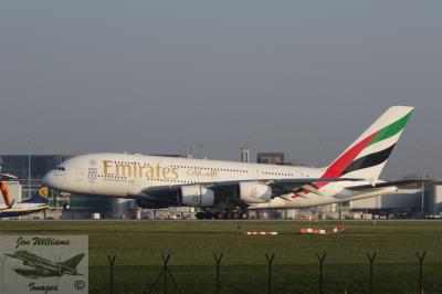 Image of aircraft registration A6-EEA - A A380-861 operated by Emirates