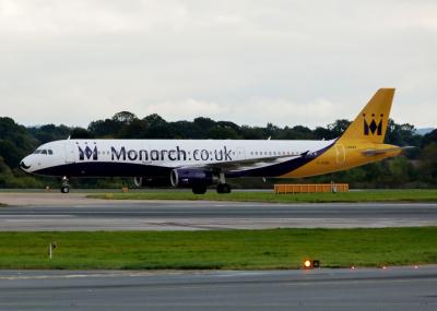 Photo of aircraft G-OZBE operated by Monarch Airlines