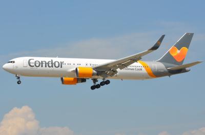 Image of aircraft registration D-ABUO - A 767-3Q8(ER)(WL) operated by Condor