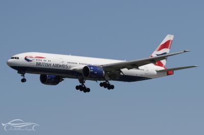 Image of aircraft registration G-VIIB - A 777-236(ER) operated by British Airways