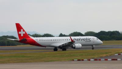 Image of aircraft registration HB-JVL - A ERJ-190-LR (ERJ-190-100 LR) operated by Helvetic Airways