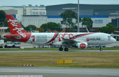 Image of aircraft registration 9M-AHD - A A320-216 operated by AirAsia