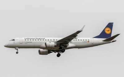 Image of aircraft registration D-AECA - A ERJ-190LR (ERJ-190-100 LR) operated by Lufthansa Cityline
