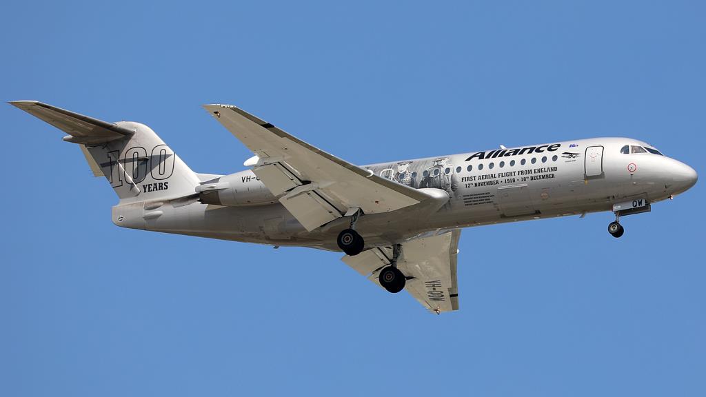 Photo of aircraft VH-QQW operated by Alliance Airlines