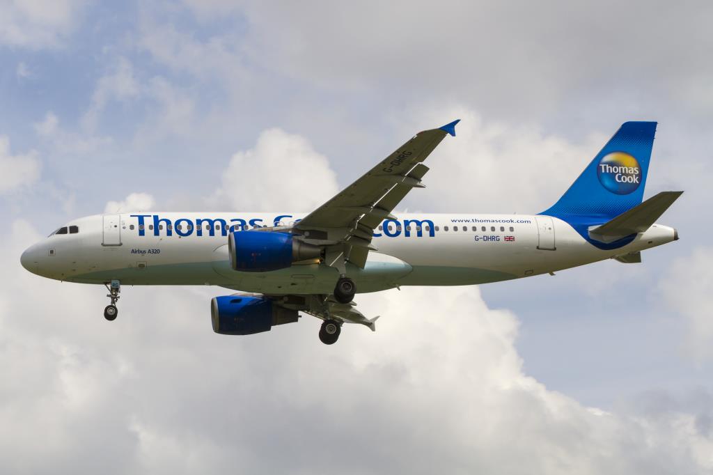Photo of aircraft G-DHRG operated by Thomas Cook Airlines
