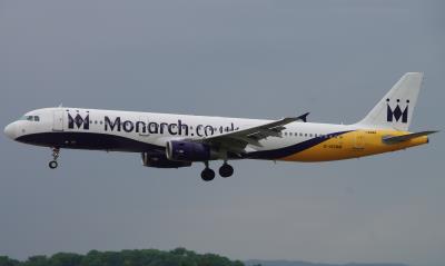 Image of aircraft registration G-OZBM - A A321-231 operated by Monarch Airlines