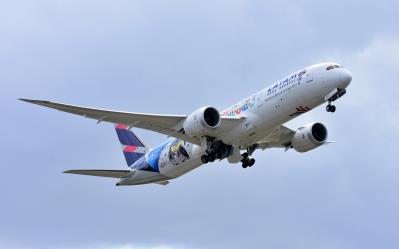 Photo of aircraft CC-BGS operated by LATAM Airlines Chile
