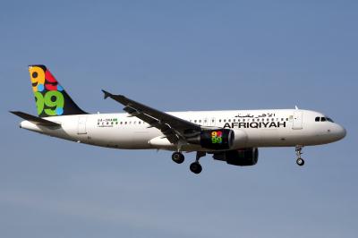 Photo of aircraft 5A-ONA operated by Afriqiyah Airways
