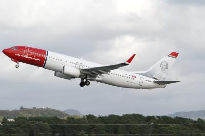Image of aircraft registration LN-DYG - A 737-8JP(WL) operated by Norwegian Air Shuttle