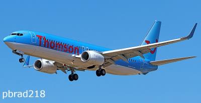 Image of aircraft registration G-TAWC - A 737-8K5(WL) operated by Thomson Airways