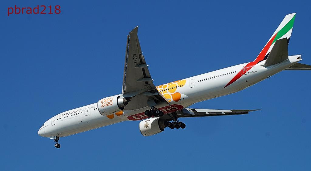 Photo of aircraft A6-ECD operated by Emirates